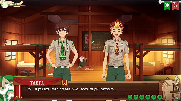 Game: Friends Camp, Way 2, Episode 38 – They wanted to have sex with Taiga in the shower (Russian voiceover)