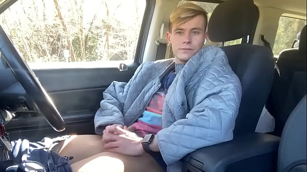 Playing with myself in the car