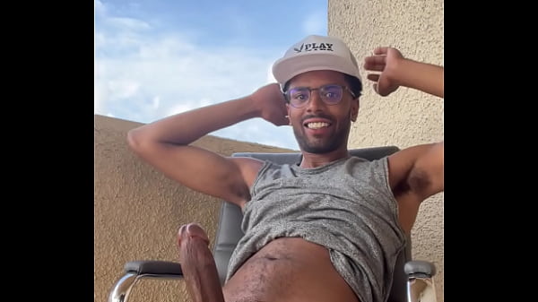 Balcony jerkoff 2