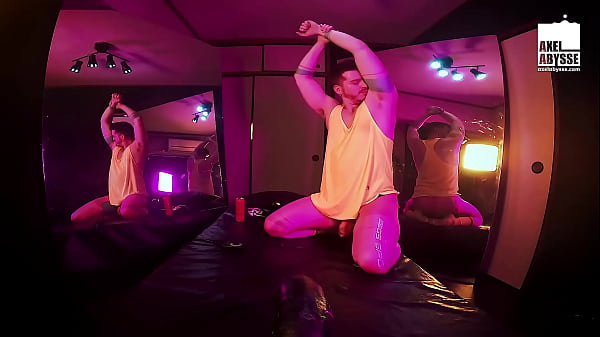 Axel Abysse Teases Asshole Before Riding Dildo Machine